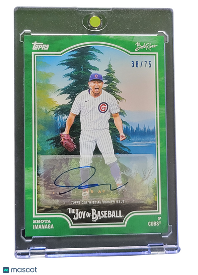2024 Topps Bob Ross The Joy of Baseball Shota Imanaga #33G Green 38/75