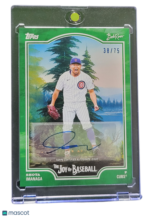 2024 Topps Bob Ross The Joy of Baseball Shota Imanaga #33G Green 38/75