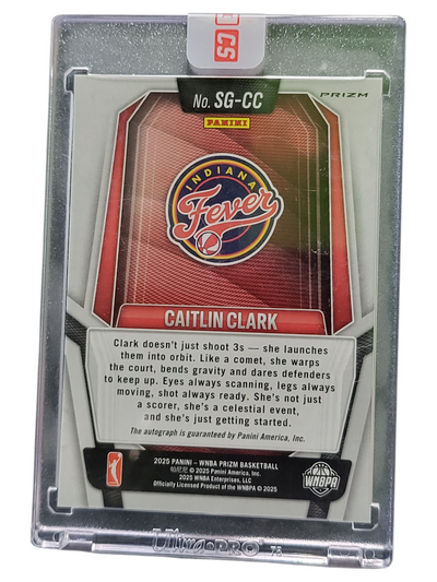 2025 Panini Prizm Caitlin Clark #SG-CC Silver