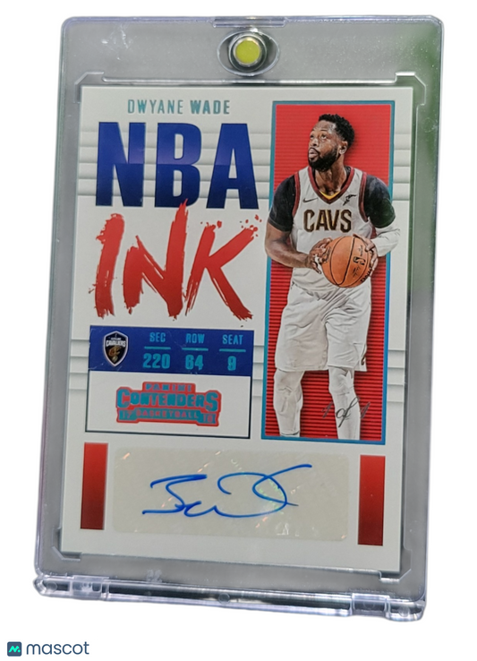 2018 Panini Contenders NBA Ink Dwyane Wade #NI-DWD