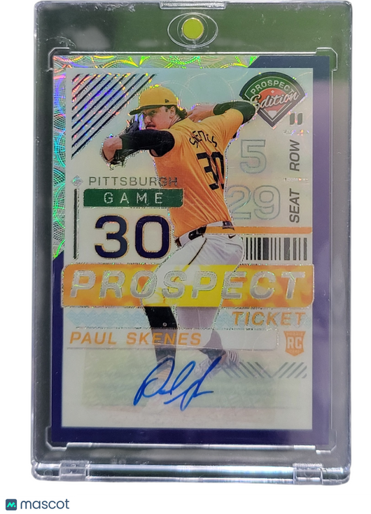2024 Panini Prospect Edition Prizm Paul Skenes #159 Purple 01/49 RC