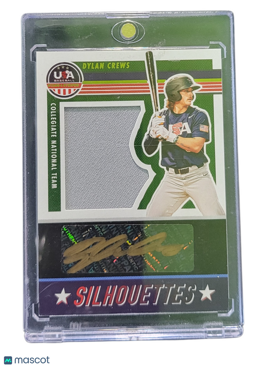 2023 Panini USA Baseball Stars & Stripes Silhouettes Dylan Crews #SIL-DC Jersey