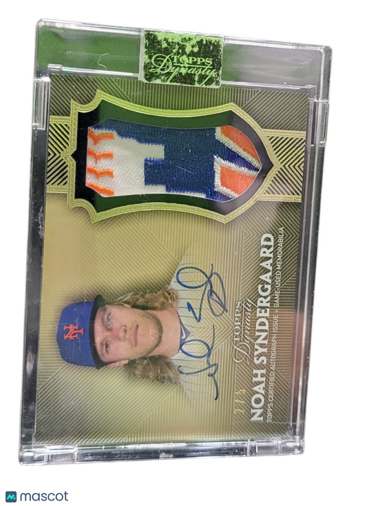 2017 Topps Dynasty Noah Syndergaard #AP-NS1 Patch Game-Used Memorabilia