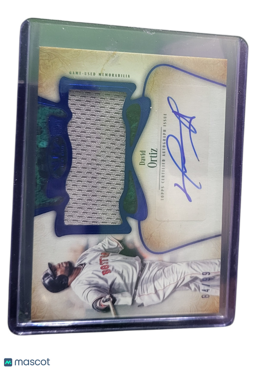 2026 Topps Tier One David Ortiz #ATJR-DO Jumbo Relic Card Game-Used /99