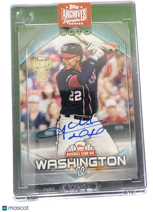 2023 Topps Archives Signature Series Juan Soto #30 11/11