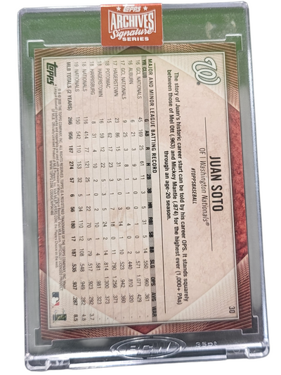 2023 Topps Archives Signature Series Juan Soto #30 11/11