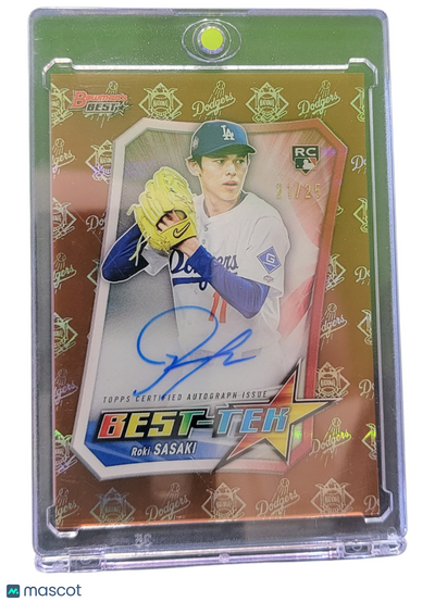 2025 Bowman's Best Best-Tek Roki Sasaki #BTA-RS RC 21/25