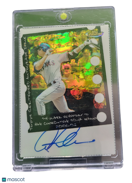 2005 Topps Finest Alex Rodriguez #FAM34 06/13
