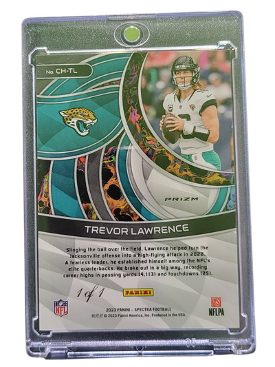 2023 Panini Spectra Football Chromatic Trevor Lawrence #CH-TL Nebula 1 /1