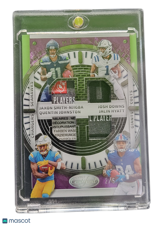 2023 Panini Jalin Hyatt Josh Downs Jaxon Smith-Njigba Quentin Johnston /5