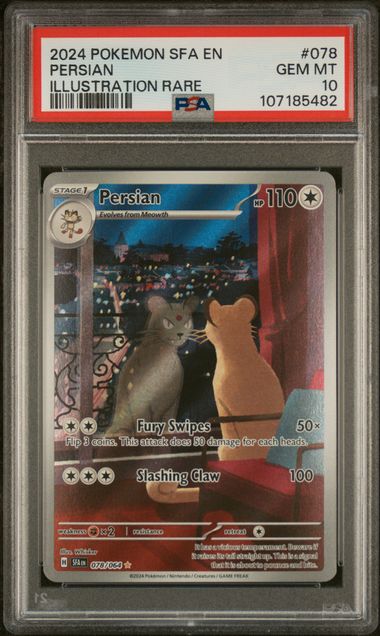 [PSA 10 - GEM MT] PERSIAN #078 - Illustration Rare - Shrouded Fable (2024)