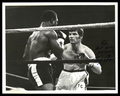 Tony Chiaverini Autographed 8x10 Photo "To Bob Best Wishes" SKU #179684