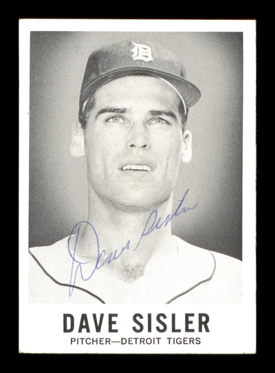 Dave Sisler Autographed 1960 Leaf Card #64 Detroit Tigers SKU #198796