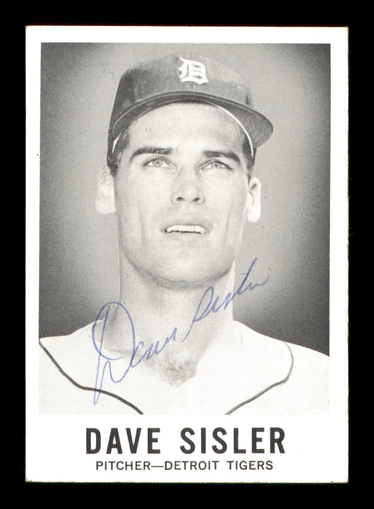 Dave Sisler Autographed 1960 Leaf Card #64 Detroit Tigers SKU #198796