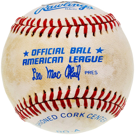 Calvin Griffith Autographed Official MacPhail AL Baseball Minnesota Twins Owner Beckett BAS #BB46458