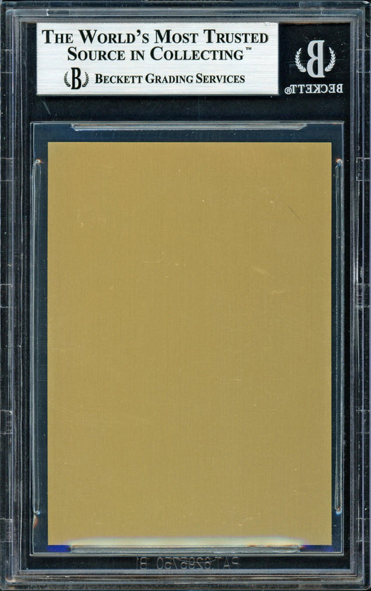 Ralph Kiner Autographed 1982 Metallic HOF Plaque Card Pittsburgh Pirates Beckett BAS #11482558