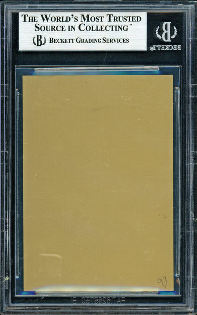 Rick Ferrell Autographed 1984 Metallic HOF Plaque Card Boston Red Sox Beckett BAS #11482597