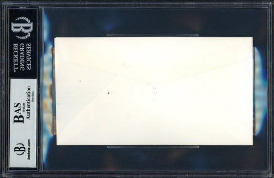 Joe DiMaggio, Dom DiMaggio & Vince DiMaggio Autographed First Day Cover DiMaggio Brothers Beckett BAS #11628551