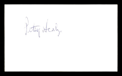 Petey Scalzo Autographed 3x5 Index Card Featherweight Champ SKU #179730