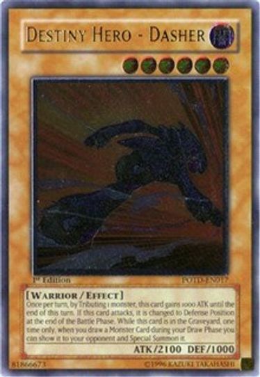 Destiny Hero - Dasher (UTR) (POTD-EN017) [Power of the Duelist]