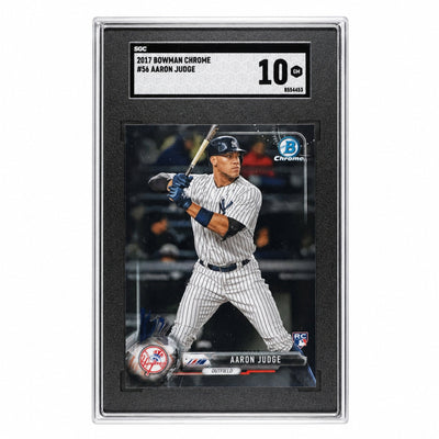 2017 Bowman Chrome Aaron Judge #56 Rookie RC SGC 10