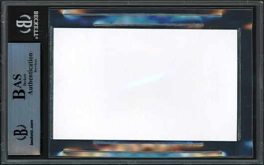 Ken Griffey Jr. Autographed 3x5 Index Card Seattle Mariners Beckett BAS Stock #200227