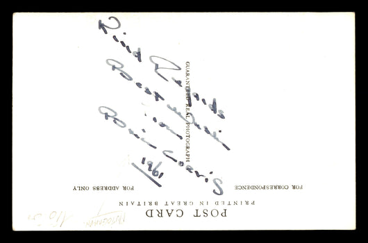 Brian Curvis Autographed 3.5x5.5 Postcard SKU #179749