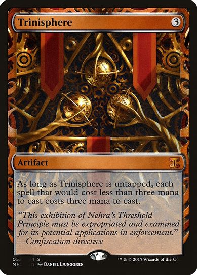 Trinisphere (52) [Masterpiece Series: Kaladesh Inventions]