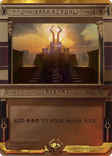 Dark Ritual (21) [Masterpiece Series: Amonkhet Invocations]