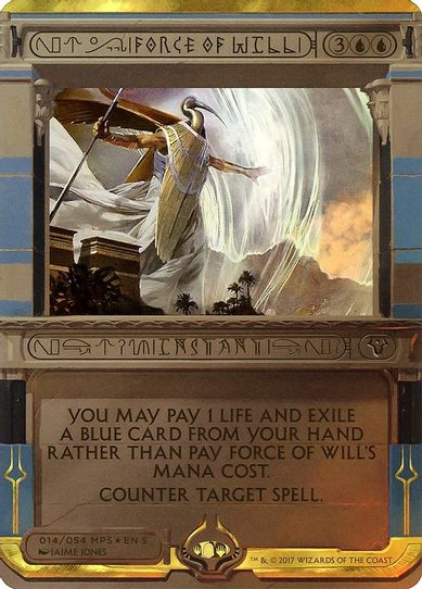 Force of Will (14) [Masterpiece Series: Amonkhet Invocations]