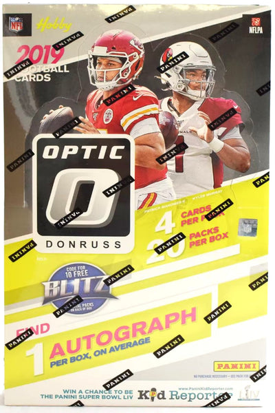 2019 Panini Donruss Optic Football Hobby Box