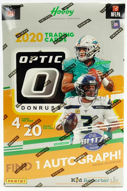 2020 Donruss Optic Football Hobby Box