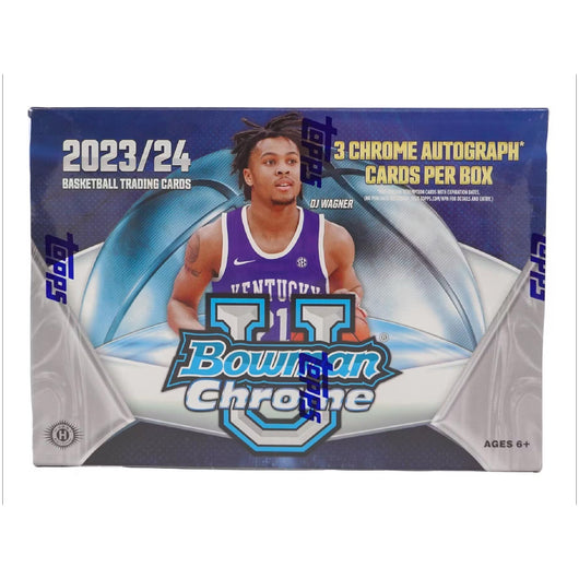 2023/24 Bowman Chrome University Basketball Breakers Delight Box