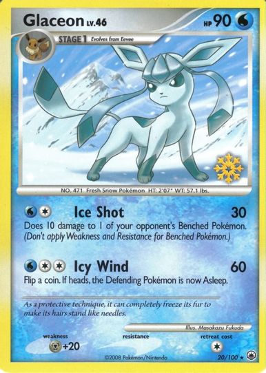 Glaceon (20/100) [Countdown Calendar Promos