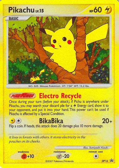 Pikachu DP (DP16) [Countdown Calendar Promos