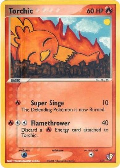 Torchic (3/5) [Kids WB Promos]