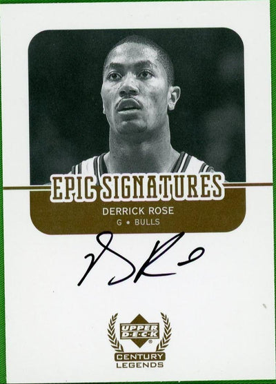 2008-09 Ultimate Collection Derrick Rose Century Legends Epic RC Auto