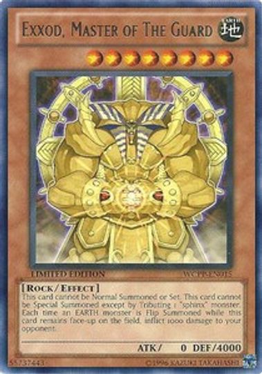 Exxod, Master of The Guard (WCPP-EN015) [World Championship 2010 Card Pack]