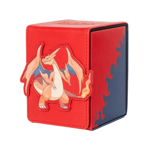 Ultra-PRO x Pokemon - Mega Charizard Y - Alcove Flip Deck Box (Holds 100+ Cards)