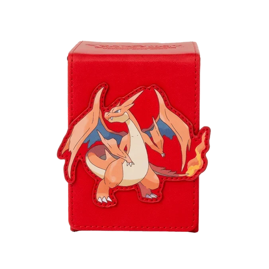 Ultra-PRO x Pokemon - Mega Charizard Y - Alcove Flip Deck Box (Holds 100+ Cards)