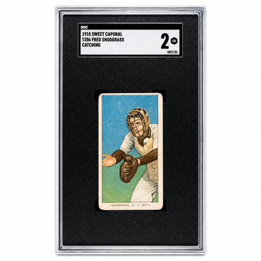 1910 Fred Snodgrass T206 SGC 2