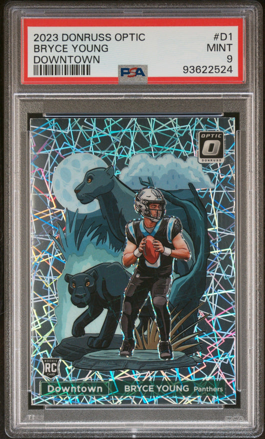 2023 Donruss Optic Downtown Bryce Young #D1 PSA 9