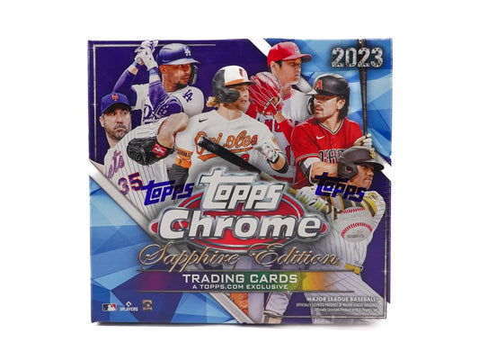 2023 Topps Chrome Sapphire Edition Hobby Box