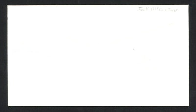 Jack McCartan Autographed First Day Cover 1960 Olympics Hockey Team USA SKU #159566