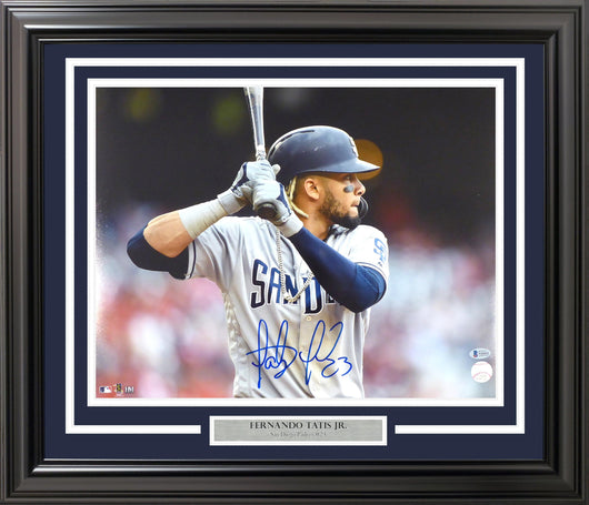 Fernando Tatis Jr. Autographed Framed 16x20 Photo San Diego Padres Beckett BAS Stock #197152