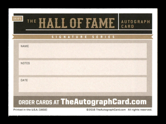 Rod Carew Autographed  Hall of Fame  Card Minnesota Twins, California Angels SKU #186803