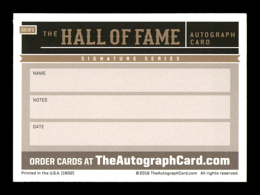 Rod Carew Autographed  Hall of Fame  Card Minnesota Twins, California Angels SKU #186804