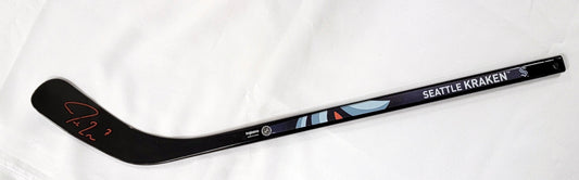 Jordan Eberle Autographed Black Inglasco 24" Mini Stick Seattle Kraken Fanatics Holo #B299859