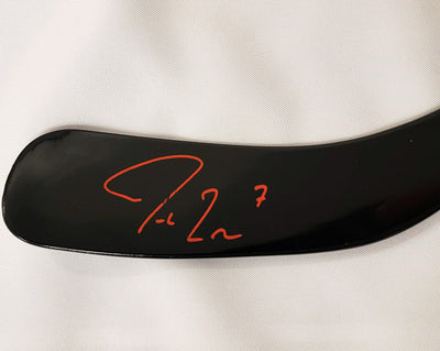 Jordan Eberle Autographed Black Inglasco 24" Mini Stick Seattle Kraken Fanatics Holo #B299859