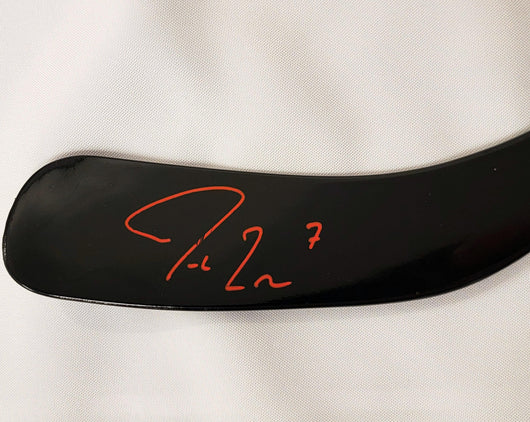 Jordan Eberle Autographed Black Inglasco 24" Mini Stick Seattle Kraken Fanatics Holo #B299859